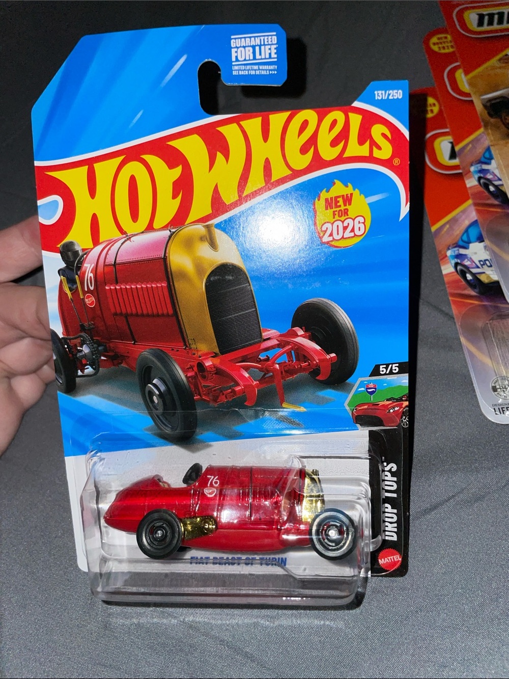 Fiat Beast of Turin - Hot Wheels Red Collector Die-Cast Toy